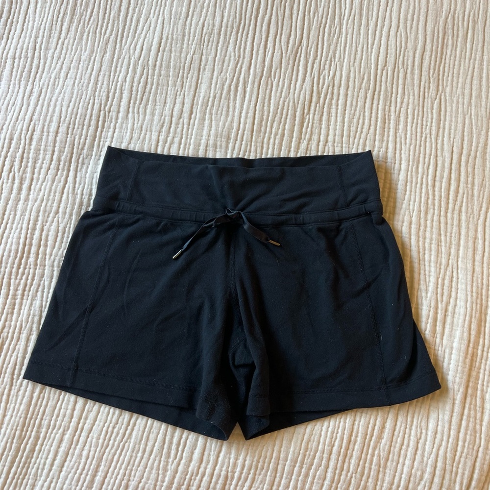 lululemon athletica Black Women's Athletic Drawstring Shorts